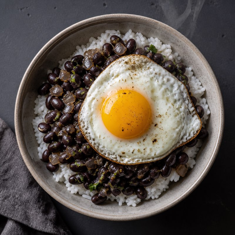 Cuban-ish Beans and Rice — high-protein recipe with 20g protein