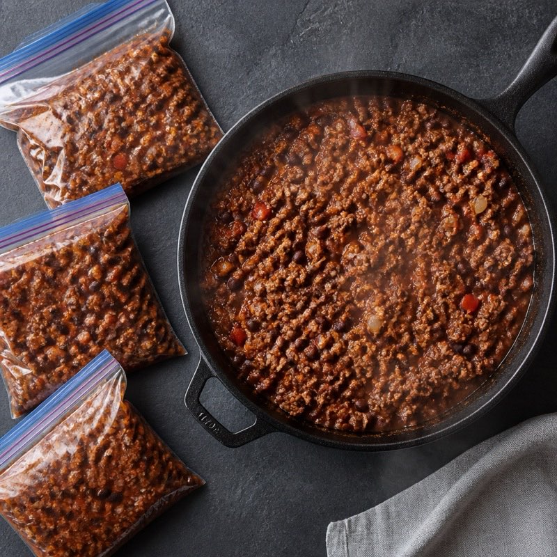 Freezer Burrito Filling — high-protein recipe with 38g protein