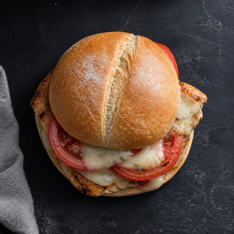 Caprese Chicken Sandwich — high-protein recipe with 42g protein