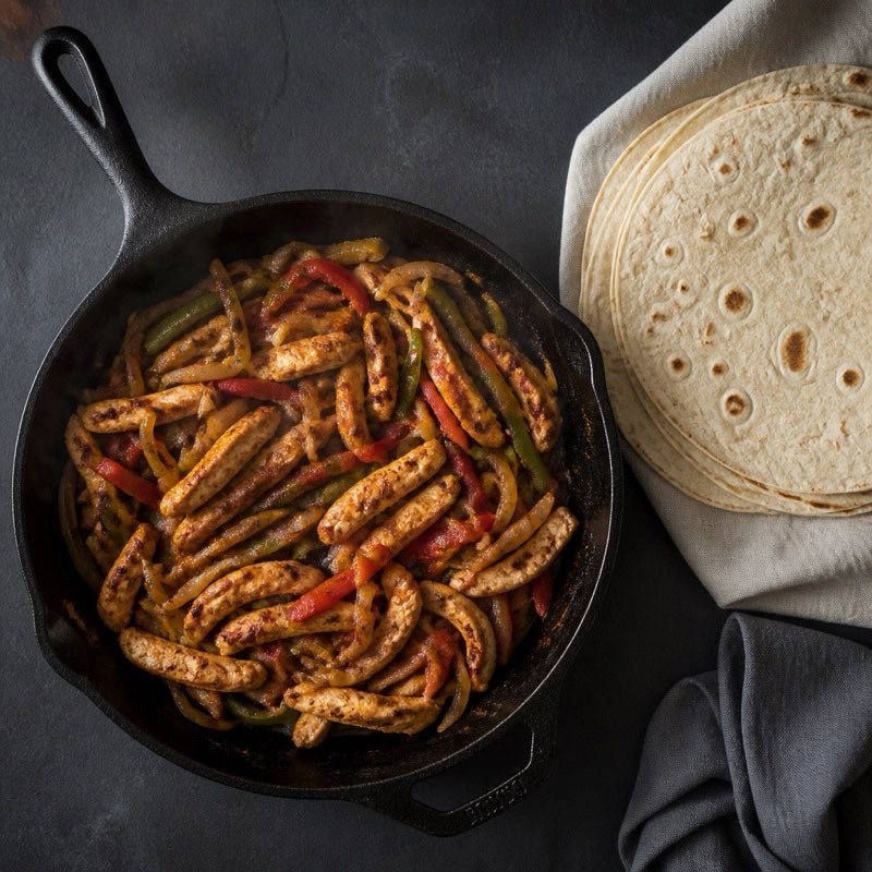 One-Pan Chicken Fajita Skillet — high-protein recipe with 46g protein