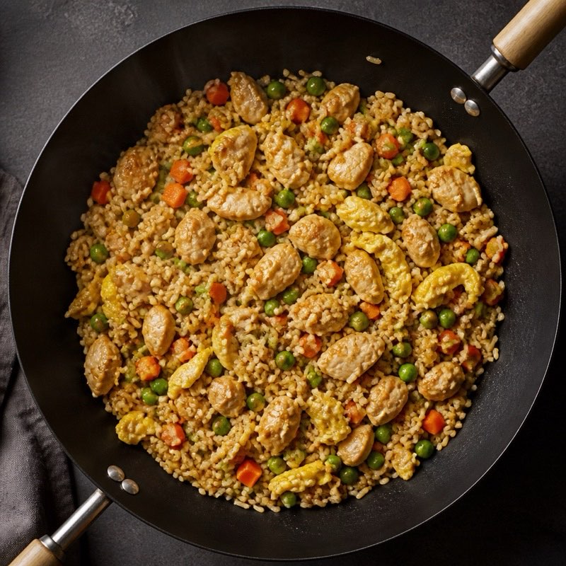 Better Chicken Fried Rice — high-protein recipe with 44g protein