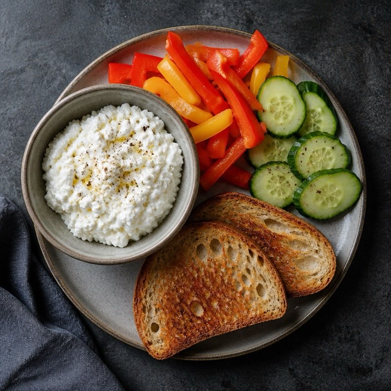 Cottage Cheese Snack Plate — high-protein recipe with 32g protein