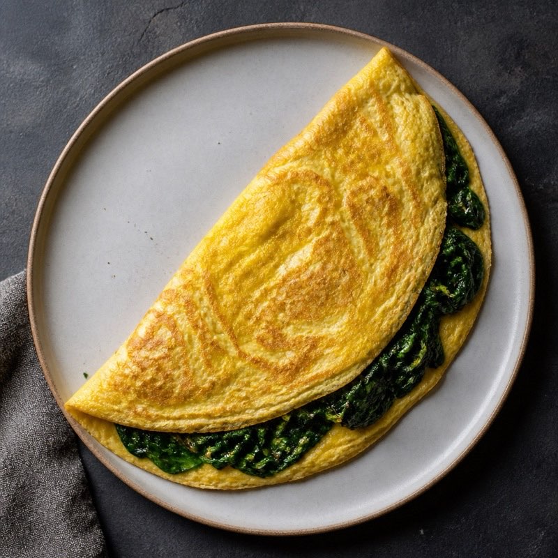 The Giant Veggie Omelet — high-protein recipe with 30g protein