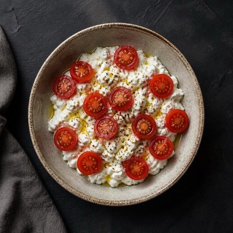 Savory Cottage Cheese Bowl — high-protein recipe with 30g protein