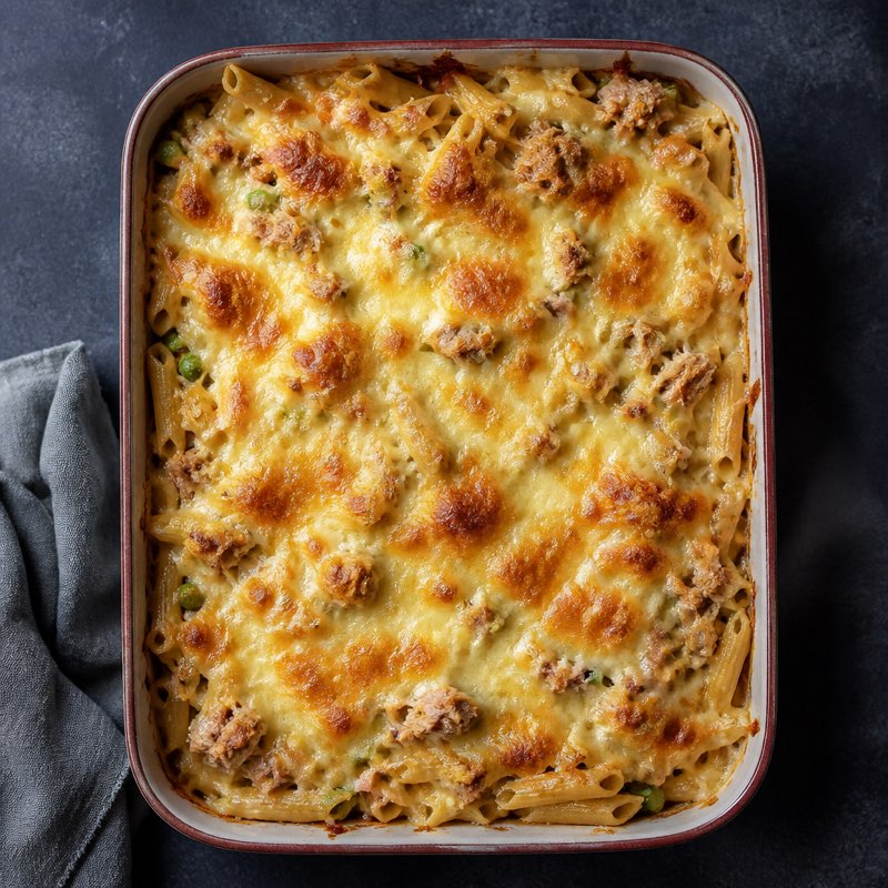 Tuna Pasta Bake — high-protein recipe with 48g protein