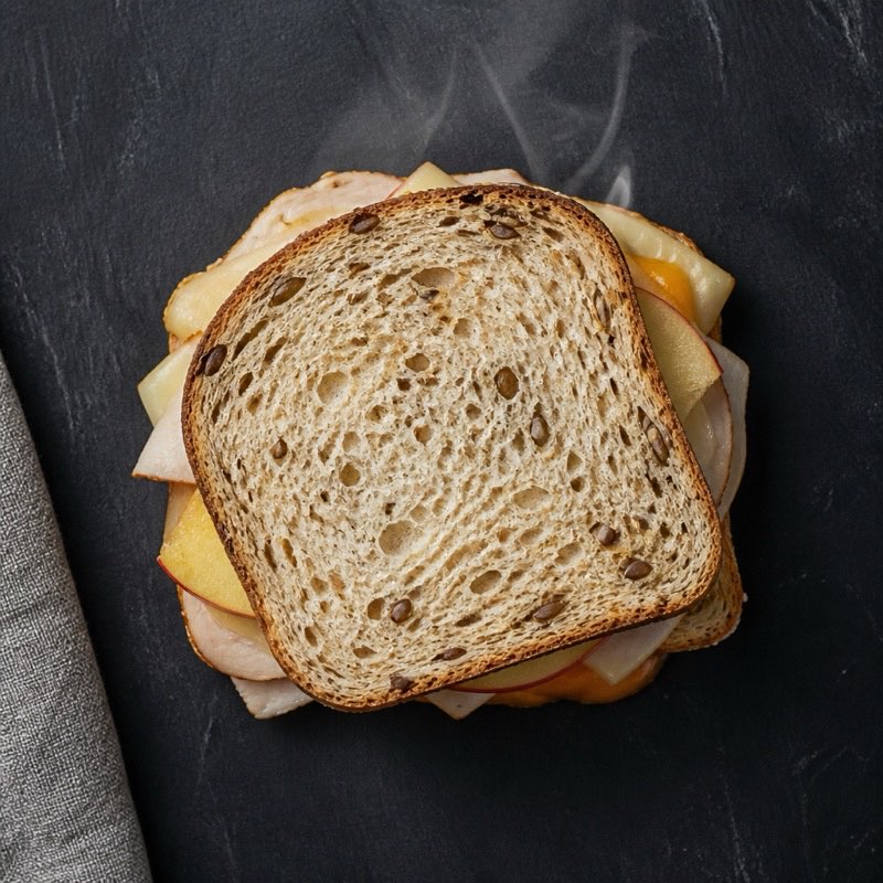 Turkey Cheddar Apple Sandwich — high-protein recipe with 28g protein