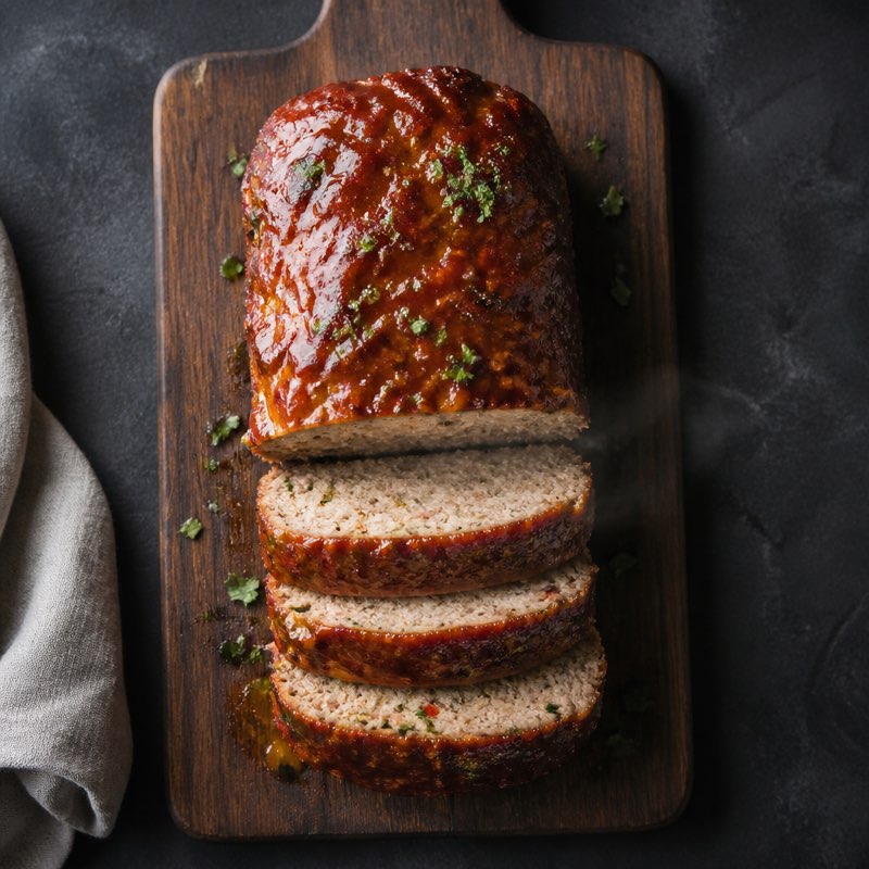 Turkey Meatloaf Slices — high-protein recipe with 40g protein