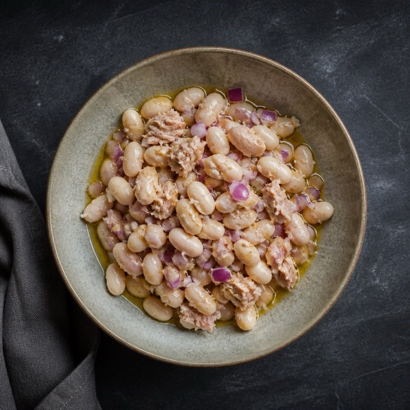 White Bean Tuna Salad — high-protein recipe with 38g protein