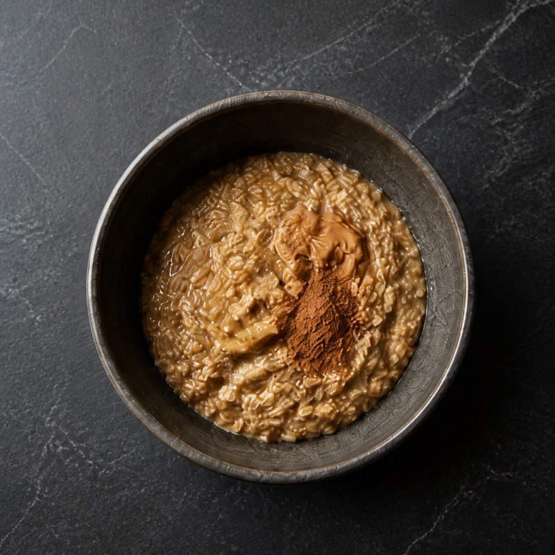 Step 1: Mash the bananas, mix in oats, peanut butter and cinnamon.