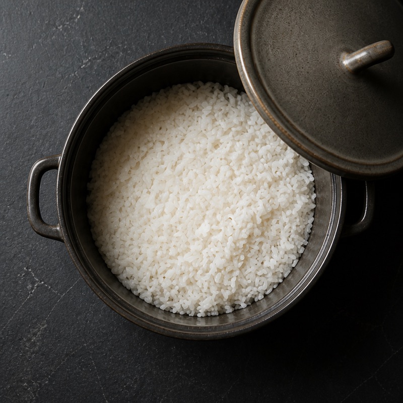 Step 1: Cook the rice.