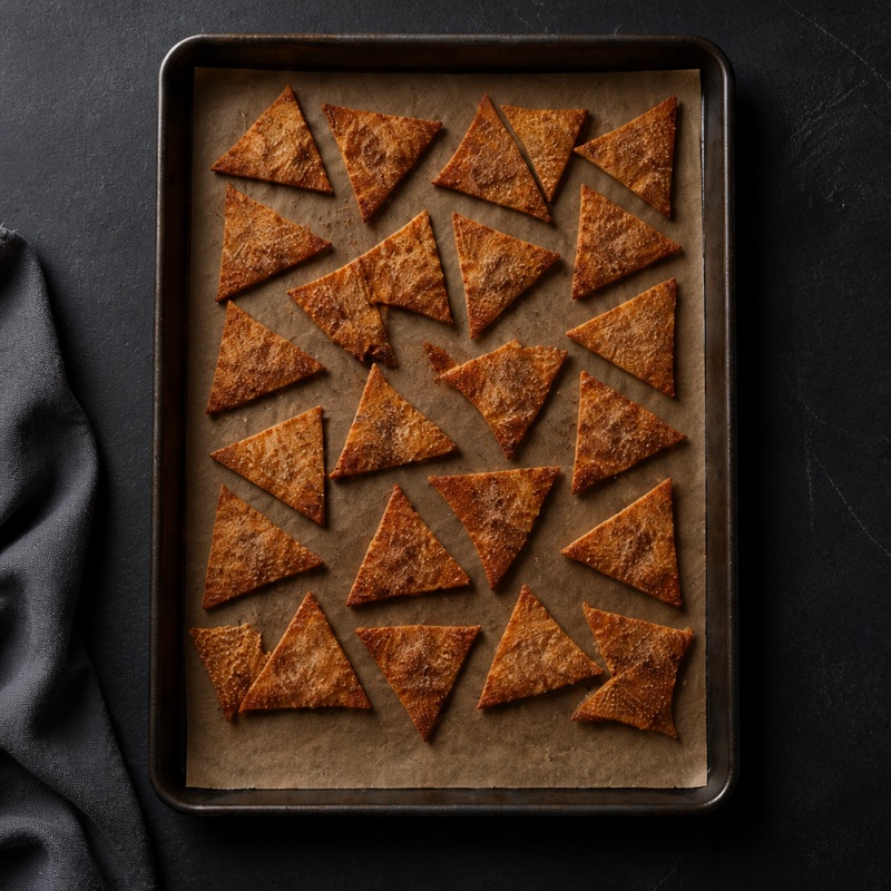 Step 2: Bake 8 minutes at 200°C / 400°F until crisp.