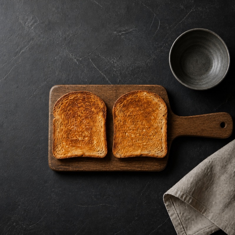 Step 1: Toast the bread.