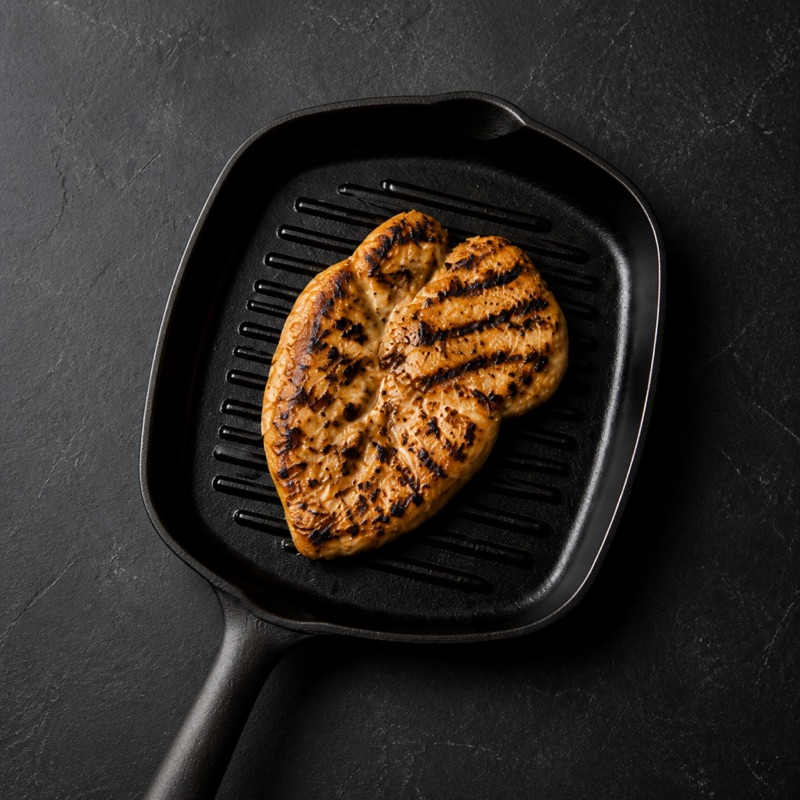 Step 1: Butterfly the chicken, season, grill 4 minutes per side.