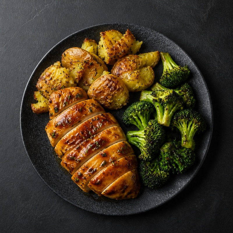 Step 4: Steam the broccoli in the microwave, 3 minutes.