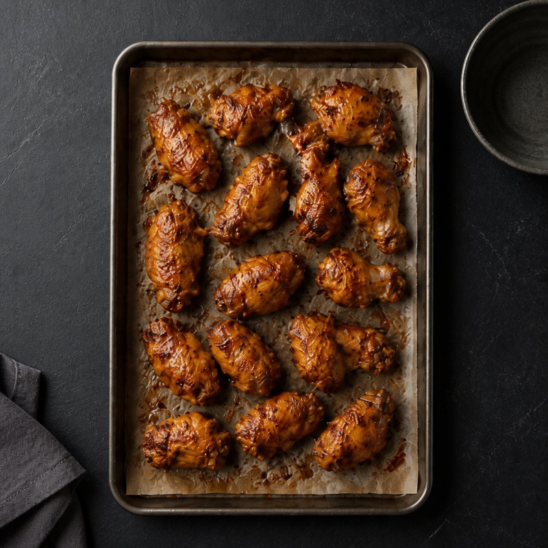 Step 2: Bake 35 minutes at 220°C / 425°F, flipping once.
