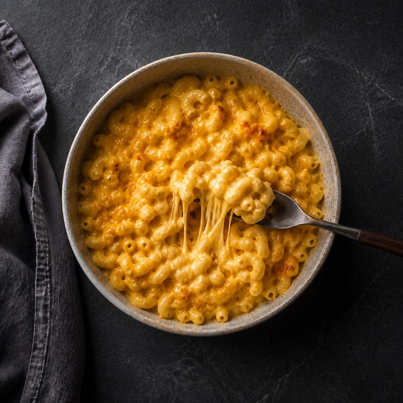 Step 3: Low heat: sauce, grated cheese and pasta together until glossy.