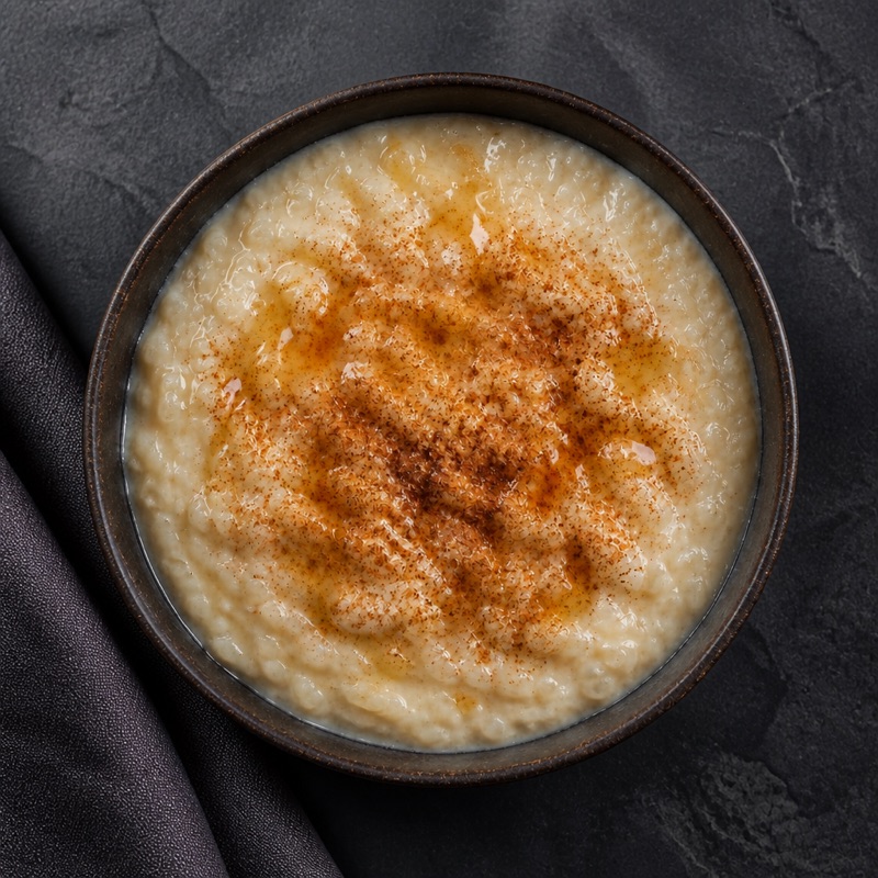 Step 3: Cinnamon and honey on top.